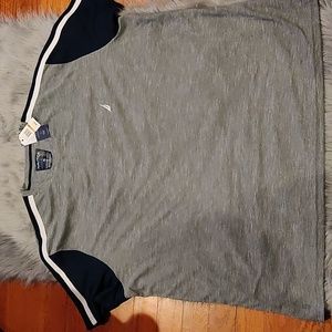 Nautica Gray and Navy T-shirt